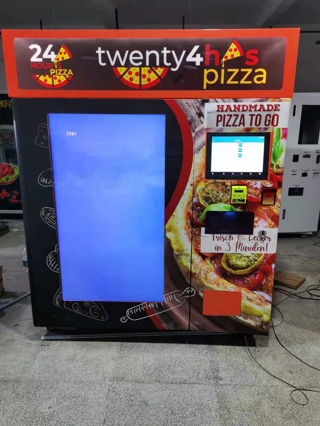 Máquina expendedora de pizza