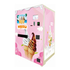 Máquina expendedora de helados para servicio las 24 horas.