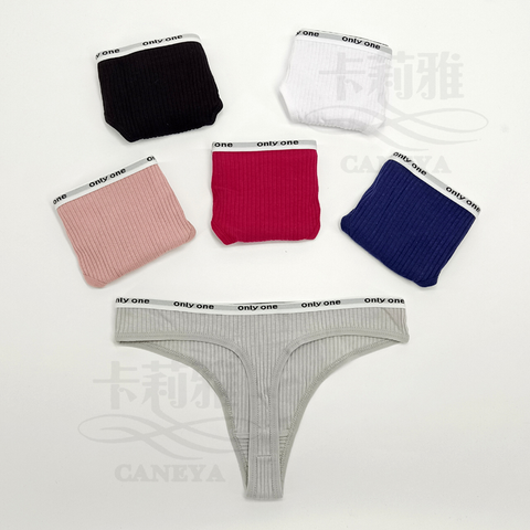 Tanga de moda para mujer, algodón, elástico sexy, cómodo y transpirable.