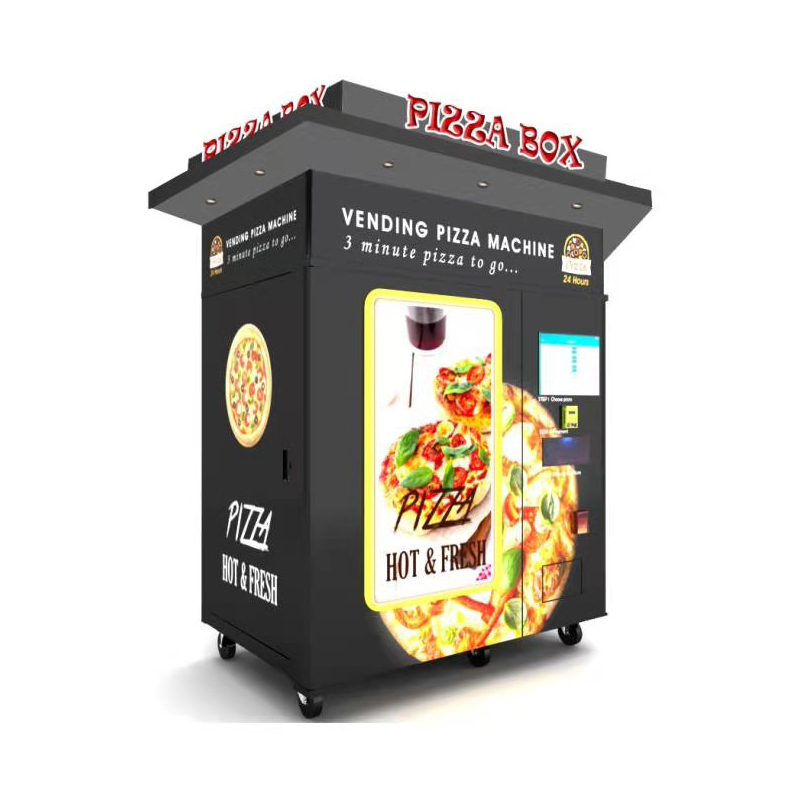 Máquina de pizza Vending PA-C6-B con infrarrojos en al aire libre